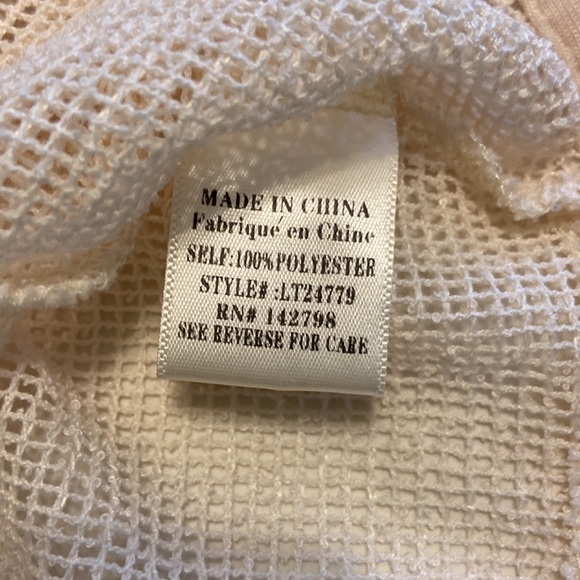 New w/o Tags, Love Riche Cropped Mesh Top , Size Small - Picture 8 of 9